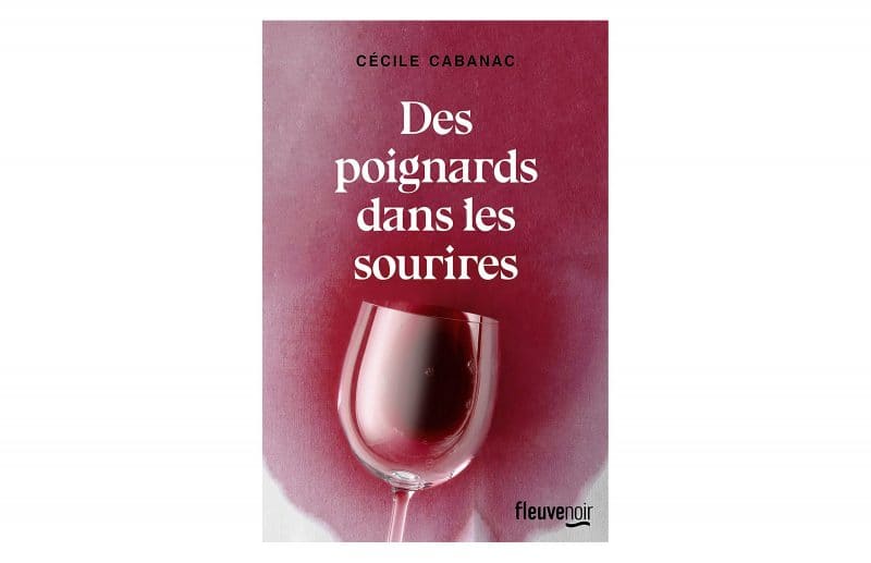 Buchtitel Cécile Cabanac. Rotweinglas.